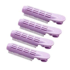 Natural Fluffy Hair Clip Curly Hair Plastic Hair Root Fluffy Clip Bangs Hair Styling Clip Candy Color Hairpins Curly Hair Styling Tool Hair Rollers Small And Easy to Carry Hair Accessories