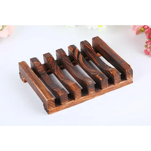 Natural Wooden Soap Dish Wood Soap Tray Holder Storage Soap Rack Plate Box Container For Bath Shower Plate Bathroom Wooden Soap Dish Soap Saver Holder Soap Tray for Bathroom Shower Rectangular Sink Drainer Hand Craft for Soap Sponges And More