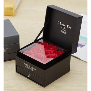 New Amazing Gift Boxes with Lids for Presents Jewelry Rose Box Christmas Present Women's Birthday Party Gift for Mom Girlfriend Gifts Bridesmaid gift Party favorite