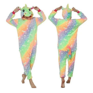 New Animal Pajamas Women Unicorn Sleepwear Panda Pajama Cartoon Overalls Winter Rabbit Nightie Jumpsuit For Winter Girls Unicorn Pajamas Costume Fleece Hooded Animal Sleepwear Christmas Cosplay Unicorn Gift