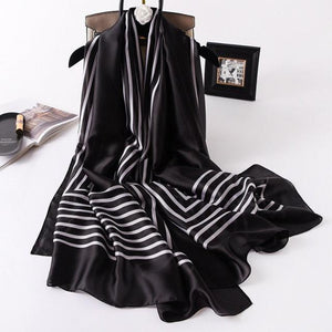 New Brand Designer Luxury  Winter Long Silk Scarf Shawls Wraps Print Cotton Scarf Stylish Head Wraps Scarves Hijabs Neck Scarves Lady Hijab For Female