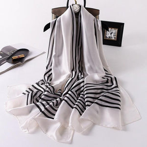 New Brand Designer Luxury  Winter Long Silk Scarf Shawls Wraps Print Cotton Scarf Stylish Head Wraps Scarves Hijabs Neck Scarves Lady Hijab For Female