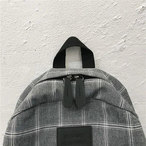 New Casual School Bag For Women And Girls Stylish Backpack Striped Book Packbags for Teenage