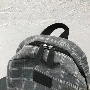 New Casual School Bag For Women And Girls Stylish Backpack Striped Book Packbags for Teenage