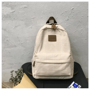 New Casual School Bag For Women And Girls Stylish Backpack Striped Book Packbags for Teenage