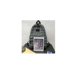 New Casual School Bag For Women And Girls Stylish Backpack Striped Book Packbags for Teenage