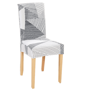 New Chair Covers Spandex Stretch Chair Covers Dining Slipcover Decorative Chair Cover floral For Kitchen Wedding Banquet Hotel Stretch Armless Chair Slipcover for Dining Room Seat Cushion, Spandex Kitchen Parson Chair Protector Cover, Removable & Washable