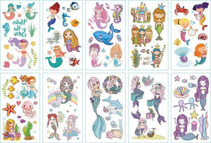 New Children's Sticker Animals Pattern Tattoo Bear Lion Rainbow Luxury Colorful Children Sets