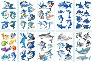 New Children's Sticker Animals Pattern Tattoo Bear Lion Rainbow Luxury Colorful Children Sets