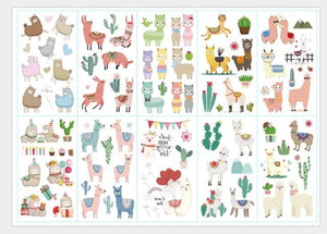 New Children's Sticker Animals Pattern Tattoo Bear Lion Rainbow Luxury Colorful Children Sets