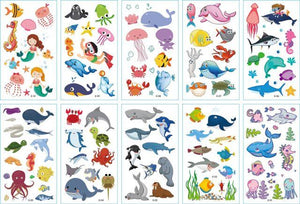 New Children's Sticker Animals Pattern Tattoo Bear Lion Rainbow Luxury Colorful Children Sets