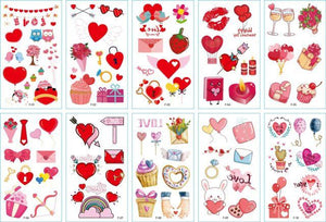 New Children's Sticker Animals Pattern Tattoo Bear Lion Rainbow Luxury Colorful Children Sets