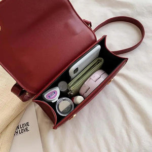 New Classic Women's Shoulder Bag ,Designer High Quality Leather, Messenger Bags And Fashionable Solid Color Buckle Luxury Handbags