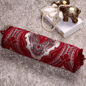 New Classical Luxury Cylindrical Cotton And Linen Pillow Roll Cushion Sofa Throw Polyester Cotton Linen Pillowcase Sofa Cushion Cover Backrest Home Chair Modern Colorful Design 15X50CM