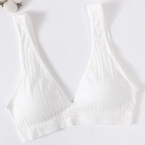 New Comfortable Seamless Sports Bras For Women And Girls Top Female Brassiere Deep V Sexy Women's Underwear Backless