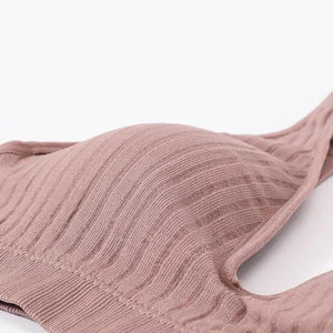 New Comfortable Seamless Sports Bras For Women And Girls Top Female Brassiere Deep V Sexy Women's Underwear Backless