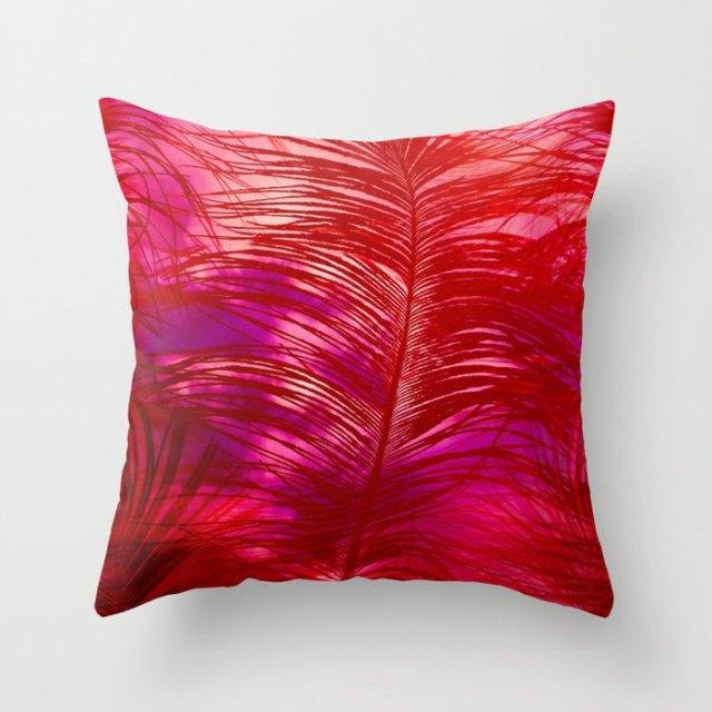 New Creative Red Cushion Case Hot Modern Home Outdoor Decorative Geometry Square Pillow Case Decorative Pillows Case Sofa Couch Seat Polyester Pillows Covers 45x45CM