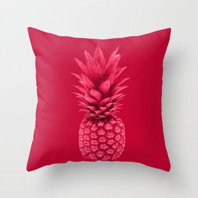 New Creative Red Cushion Case Hot Modern Home Outdoor Decorative Geometry Square Pillow Case Decorative Pillows Case Sofa Couch Seat Polyester Pillows Covers 45x45CM