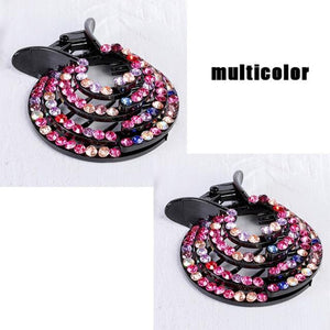 New Crystal Bird Nest Ponytail Holder Fair Crab Claw Clip Hairpin Rhinestone for Women Girls Accessories Barrettes Headwear Gorgeous Hair Accessories For Women