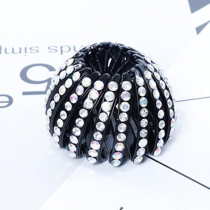 New Crystal Bird Nest Ponytail Holder Fair Crab Claw Clip Hairpin Rhinestone for Women Girls Accessories Barrettes Headwear Gorgeous Hair Accessories For Women