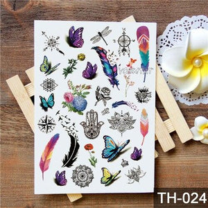 New Different Animals Waterproof Temporary Sticker Tattoo Cute Little Colorful Children Tattoos