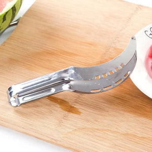 New Eco-Friendly 1pcs Stainless Steel Watermelon Slicer Cutter Knife For Fruit Tools Kitchen Accessories Gadgets Watermelon Spoons