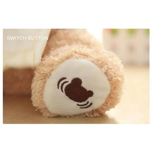 New Elegance 33cm Bear Plush Toys Play  Lovely Stuffed Animals Electric Music Bear Toys For Girls Cute Kids Christmas Birthday Gift