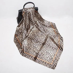 New Elegance Fashionable Scarves for Women Shawl Print Silk Satin Hijab Scarf Female Bandana 90*90cm Luxury Square Shawls Scarfs For Ladies