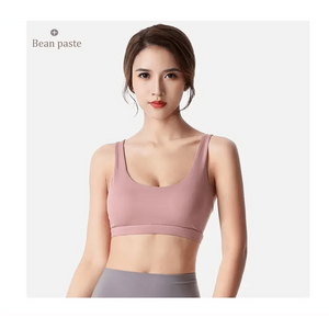 New Elegance Fitness Sports Bra for Women Push Up Wirefree Padded Crisscross Strappy Running Gym Training Workout Yoga Underwear Crop Tops
