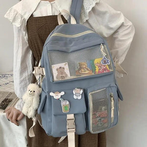 New Elegant Waterproof Backpack For Ladies And Women Cute Student Bookbag/Trevel Bag for Teenager Girls