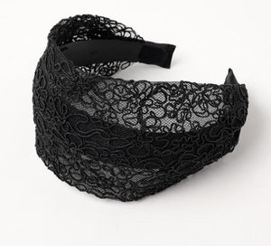 New Fashion Gradient Wide-sided Lace Simple Breathable Toothed Non-slip Headband for Women Girl Hair Accessories Headwear Gorgeous Hair Accessories For Women