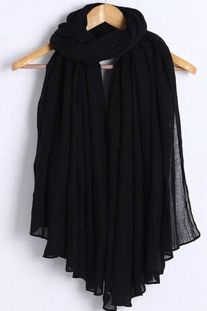 New Fashion Soft Cotton Elegant Viscose Scarf Ladies Scarf Shawls Lightweight Elegant Wraps  Muslim Hijab scarf scarves For Women