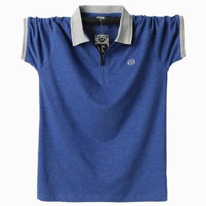New Fashion Vintage Polo Men Soft Cotton Breathable Men Polo Shirt Men Polo Double Side Slim Fit  Short Sleeve Polo T-Shirt Casual Slim Fit Men Pure Breathable Tee Tops Comfortable Shirt