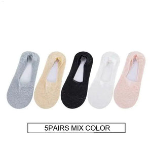 New Fashion Women Girls Spring Summer Socks Style Lace Flower Short Sock Breathable Invisible Ankle Socks Lace Socks for Women Ankle ,Knit Cotton Socks, Cute Ankle Lace Ruffled Socks for Women Warm Non-Slip Thick Lace Floor Socks