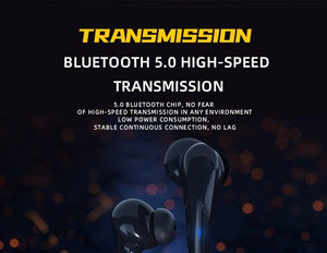 NEW Game TWS 5.0 Earphone Wireless Headphones Stereo Headset Sport Earbuds Microphone With Charging Box For Bluetooth phone