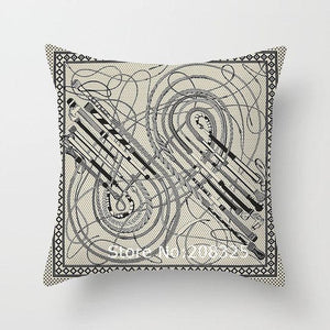 New Horse Cushion Cover Short Plus Luxury Horse Cotton Linen Decorative Pillowcase Cushion Decorative Pillows  Covers for Home Sofa Couch Car Bedrooms 45x45cm