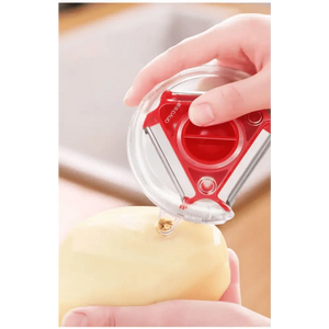 New Incredible Magic Trio Peeler Set Slicer Stainless Steel Peeler Shredder Cutter Multi Peel Blade Kitchen Tool