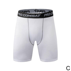 New Male Fitness Quick-Drying Tight Shorts Elastic Compression Leggings Training Pants Men Running Shorts Comfort Black Gray Mens Running Compression Pants Workout Cool Quick Dry Sports Shorts for Running Athletic Underwear