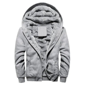 New Men Hoodies Winter Thick Warm Fleece Men Hoodies Coat Sportwear Male Streetwear Men Winter Warm Fleece Sweater Jacket Thick Padded Coat Hoodie