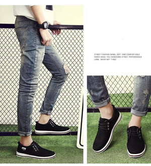 New Men's Flats High Quality Casual Shoes Handmade Shoes Casual Sports Flats Men Lightweight Comfortable Walking Shoes Outdoor Walking Sneakers For Mens