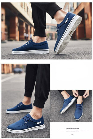 New Men's Flats High Quality Casual Shoes Handmade Shoes Casual Sports Flats Men Lightweight Comfortable Walking Shoes Outdoor Walking Sneakers For Mens