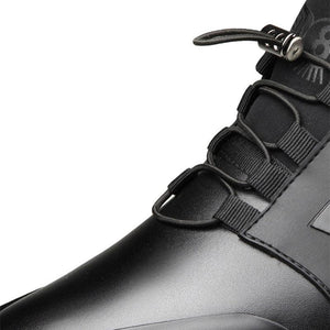 New Mens Casual Leather Lace Up Sneakers Solid Color Breathable Business Mens Fashion Leather Dress Sneakers Flexible Business Casual Non-Slip Shoes For Men