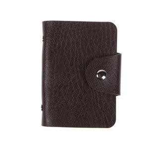New Modern Fashion Unisex Business Leather Wallet Cool ID Credit Card Holder Name Cards Case Pocket Organizer Bag Multiple Card Slots Wallet Clip Very Light Wearable Clip