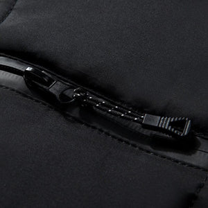 New Modern Red Jacket With Hood Men Winter Warm Solid Color Hooded Unique Design Jackets Elegant Men's Warm Winter Jacket Winter Outdoor Coat Comfortable Jacket