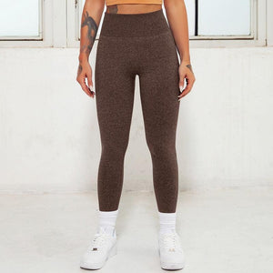 New Pink Seamless Leggings Women Workout Gym Clothing Push Up Legging Lifting Leggings For Women Seamless Workout Leggings High Waist Yoga Pants Sport Women Fitness Active Wear