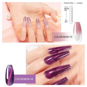 New Poly Nail Polish Gel Extension Glitter Gel Nails Manicure Design UV Reflective Diamond Shine