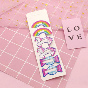 New Printed Cute Cartoon Fruit BB Clips Hairpins Girls Hair Accessories Children Headwear Baby Hair Clips Headdress Gorgeous Hair Accessories For Girls