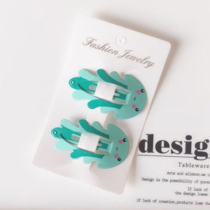 New Printed Cute Cartoon Fruit BB Clips Hairpins Girls Hair Accessories Children Headwear Baby Hair Clips Headdress Gorgeous Hair Accessories For Girls