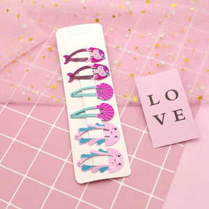 New Printed Cute Cartoon Fruit BB Clips Hairpins Girls Hair Accessories Children Headwear Baby Hair Clips Headdress Gorgeous Hair Accessories For Girls