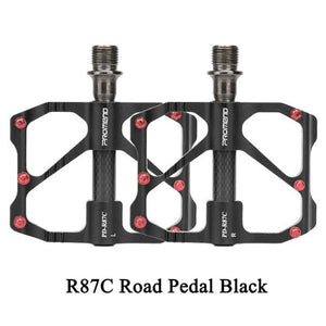 New  Road Bike Pedal Non-Slip Ultra-Light Aluminum 3 Ball Bearing Cycling Pedals Mountain Bike Pedals Pedals Aluminum Bicycle Flat Platform Pedals Lightweight Non-Slip Sealed Bearing For Road Mountain